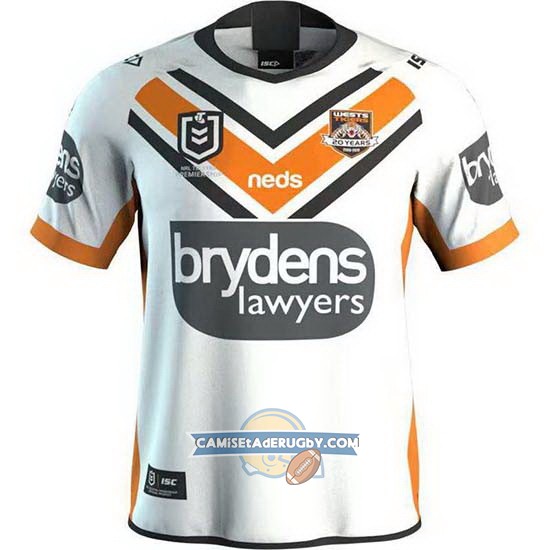 Camiseta Wests Tigers Rugby 2019-2020 Segunda